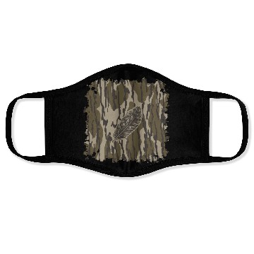 Discover Turkey Feather Bottomland Camo Forest Camouflage Face Masks