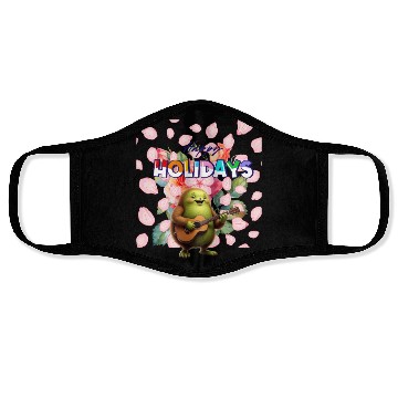Discover Happy holidays Face Masks