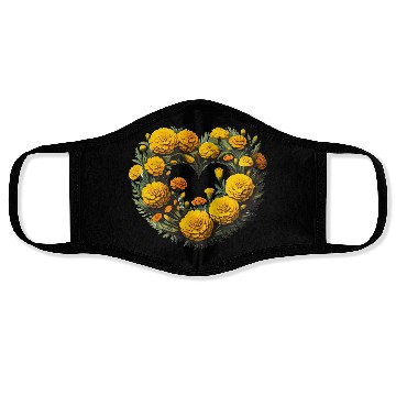 Discover Marigold Flowers Face Masks