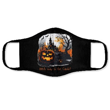 Discover Witch way to the Candy Face Masks