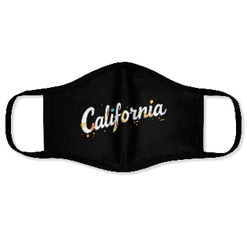 Discover California Golden State gift Face Masks