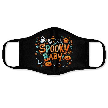 Discover Halloween spooky baby Spooky Mama Face Masks