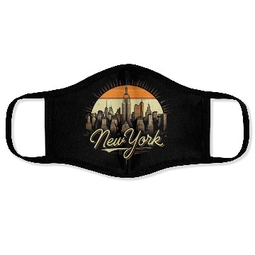 Discover New York Skyline - Iconic Cityscape Beauty Face Masks