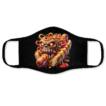 Discover Monster Hot Dog Horror Face Masks