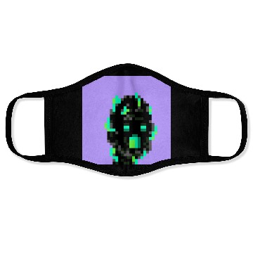 Discover Pixel Black Emerald Face Masks