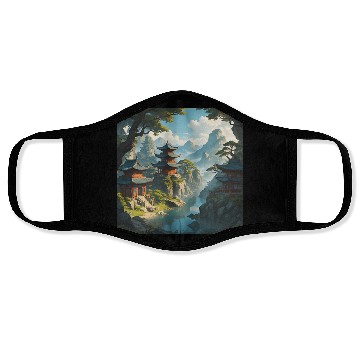 Discover Peaceful Pagoda Face Masks