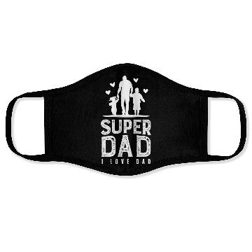 Discover "I Love Dad - Perfect Father's Day Gift Face Masks"