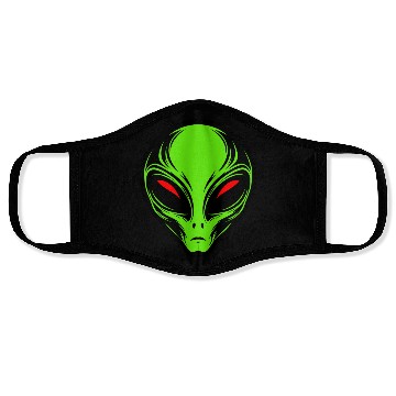 Discover Green Alien Face Masks