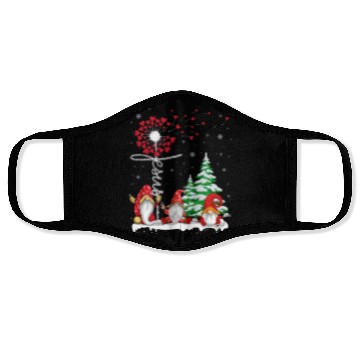 Discover Gnomes Jesus Dandelion Christmas Tree Face Masks