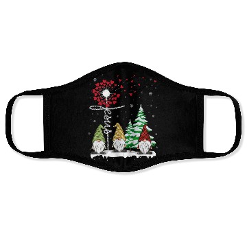 Discover Gnomes Jesus Dandelion Christmas Tree Face Masks