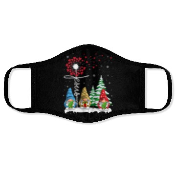Discover Gnomes Jesus Dandelion Christmas Tree Face Masks