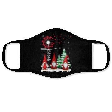 Discover Gnomes Jesus Dandelion Christmas Tree Face Masks
