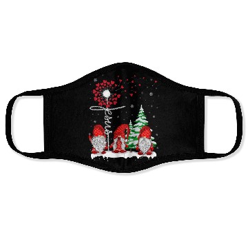 Discover Gnomes Jesus Dandelion Christmas Tree Face Masks