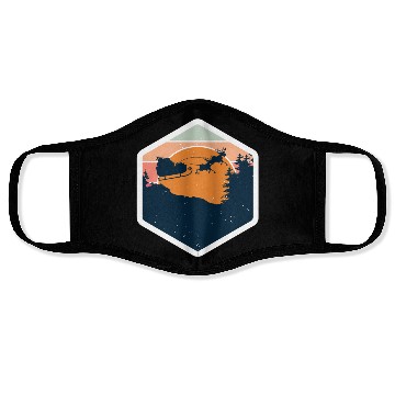 Discover Santa Claus Sled Face Masks