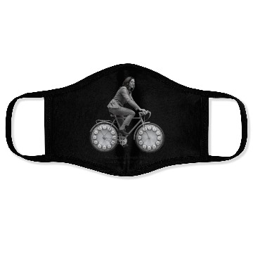Discover Kamala Harris Cycling Through Time Face Masks Unique