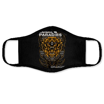 Discover Animal Paradies Gold Face Masks
