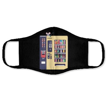 Discover Japanese vending machine with little friend. Face Masks