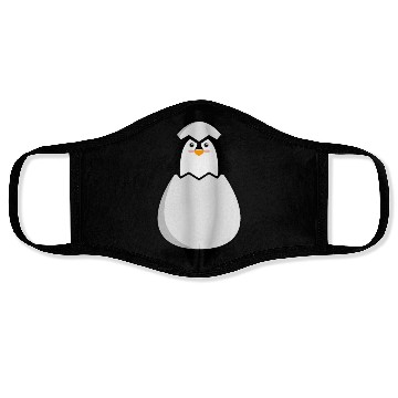 Discover Funny penguin ,Cute Penguin, Penguin logo Face Masks