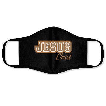 Discover Letterman Tan Jesus Face Masks