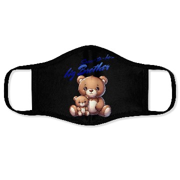 Discover I'm Going To Be A Big Brother Cute Teddy Bears, Face Masks