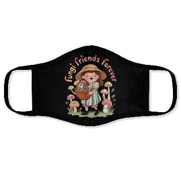 Discover Fungi Friends Forever Face Masks