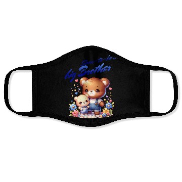 Discover I'm Going To Be A Big Brother Cute Teddy Bears, Face Masks