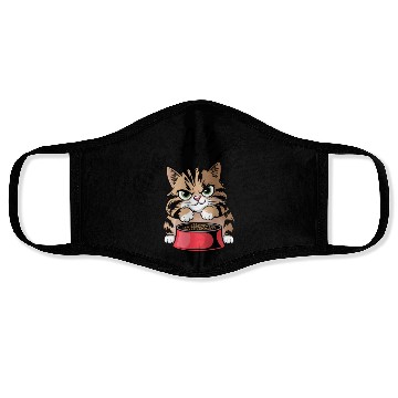 Discover Funny Cat Quote:Mine All Mine Face Masks