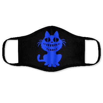 Discover Funny Crazy Monster Cat Halloween Horror Teeth Fun Face Masks