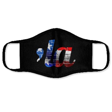 Discover Comma la Kamala Harris USA flag Face Masks