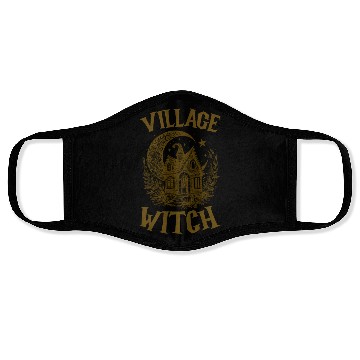 Discover Village Witch Salem Vintage Halloween Face Masks