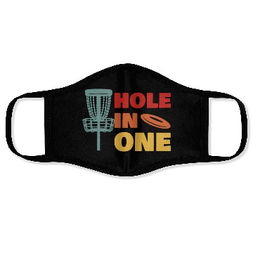 Discover Hole in One Disc Golf Face Masks