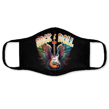 Discover Rock and Roll - Guitar Face Masks