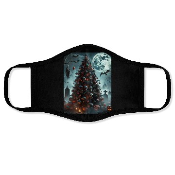 Discover Halloween tree Face Masks