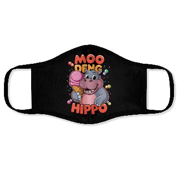Discover Moo Deng Hippo Face Masks