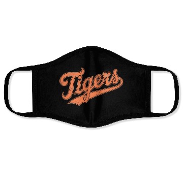 Discover Retro Throwback Tigers Face Masks