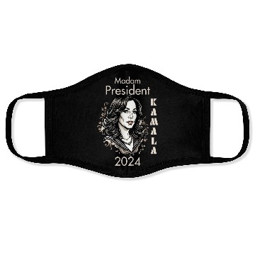Discover Madam President Kamala Harris 2024 Face Masks