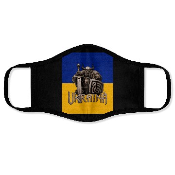 Discover Embrace Your Warrior Heritage, Ukrainian Pride Face Masks