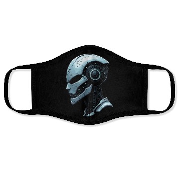 Discover Cybernetic Futuristic Robot Head Face Masks