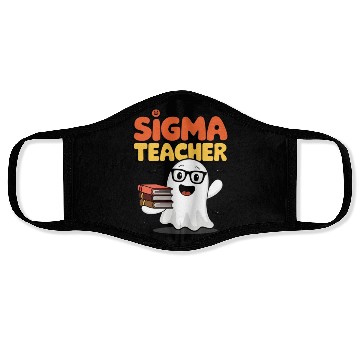 Discover TEACHER SEIGMA HALLOWEEN PUMPKIN Face Masks