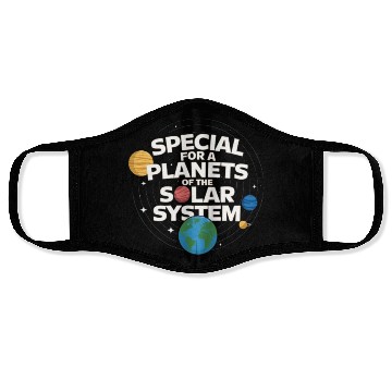 Discover Special plantes solar system Face Masks