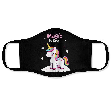 Discover Magic Is Real: Unicorn Fantasy Dreamscape for Face Masks
