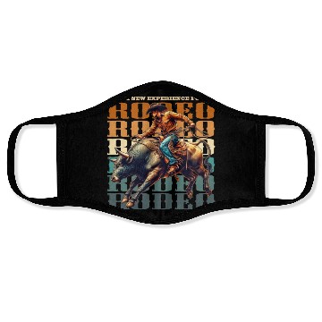 Discover Vintage style Western Bull Rider Face Masks