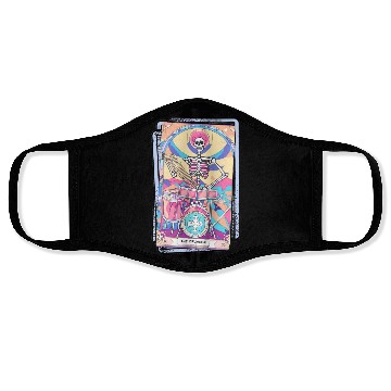 Discover Tarot Card Collection - The Drummer Face Masks