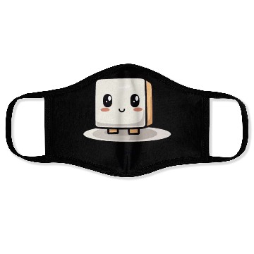 Discover Cute Chibi Kawaii Tofu Face Masks