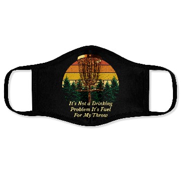 Discover Its Fuel For My Throw Disc Golf Beer Lover Golfer Face Masks