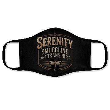 Discover Vintage Serenity Smuggling And Transport Firefly Face Masks