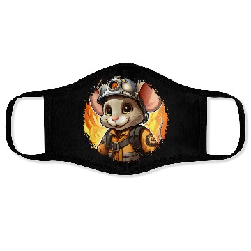 Discover Mouse Firefighter Face Masks