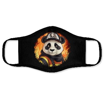 Discover Panda's Firefighter / Fireman Panda Face Masks