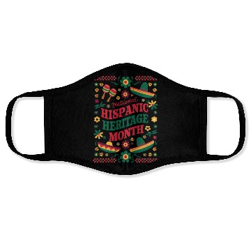 Discover Celebrate National Hispanic Heritage Month Face Masks