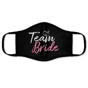 Discover Team Bride Bridal Party Bachelorette Party Face Masks